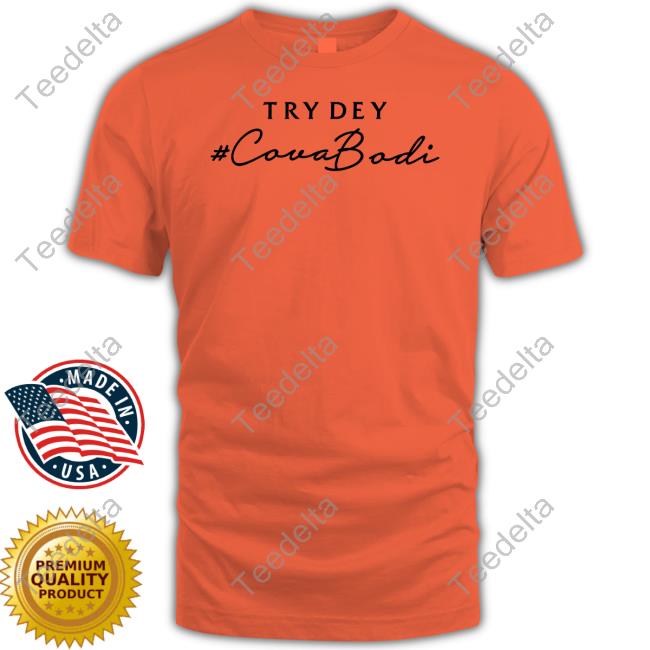 Deborah Ocheido Wearing Try Dey Covabodi Shirts