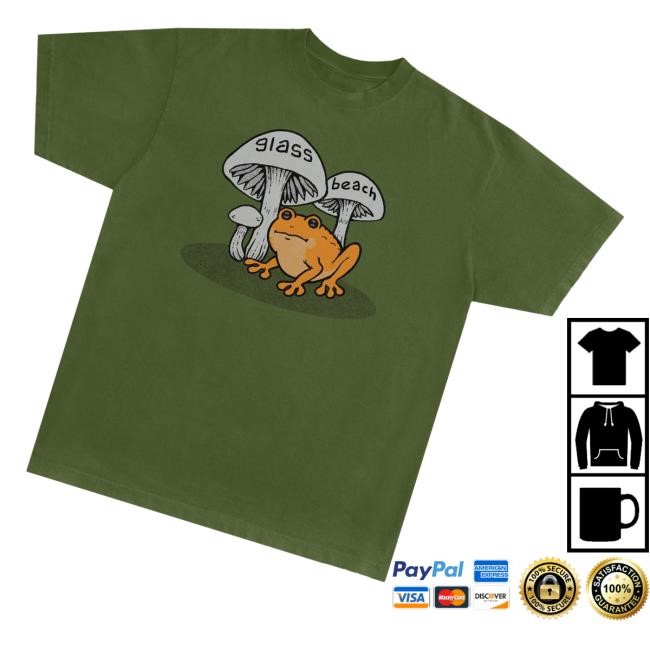 Glass Beach Merch Frog-Shroom Shirts