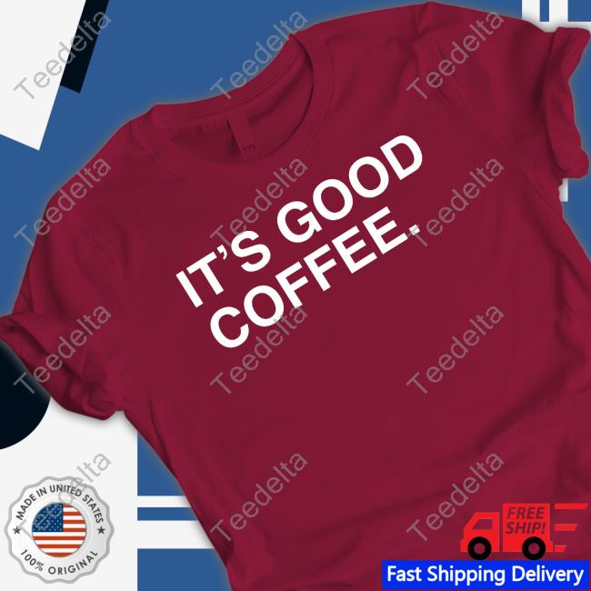 Obvious Big Cat It's Good Coffee Hoodie