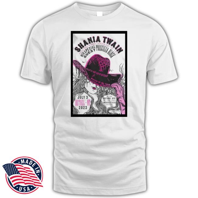 Shania Twain Queen Of Me Tour 2023 Poster Shirts