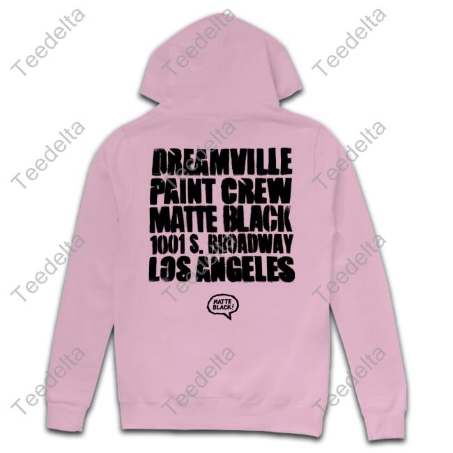 Dreamville Paint Crew Matte Black T Shirt Dreamville Merch Dreamville Paint Crew Matte Black T Shirts