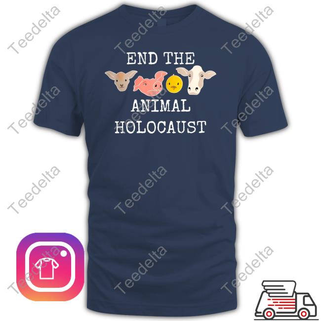 End The Animal Holocaust If You're Not Vegan, You're Animal Abuser Hoodie