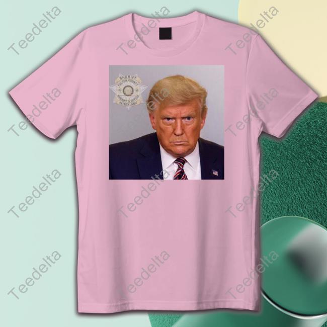 Fulton County Sheriff Trump Mugshot Hooded Sweatshirt