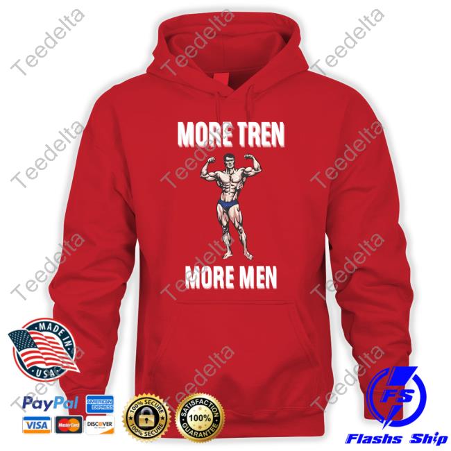 More Tren More Men Hoodie Hvyapprl Shop Hvyapprl More Tren More Men Tee