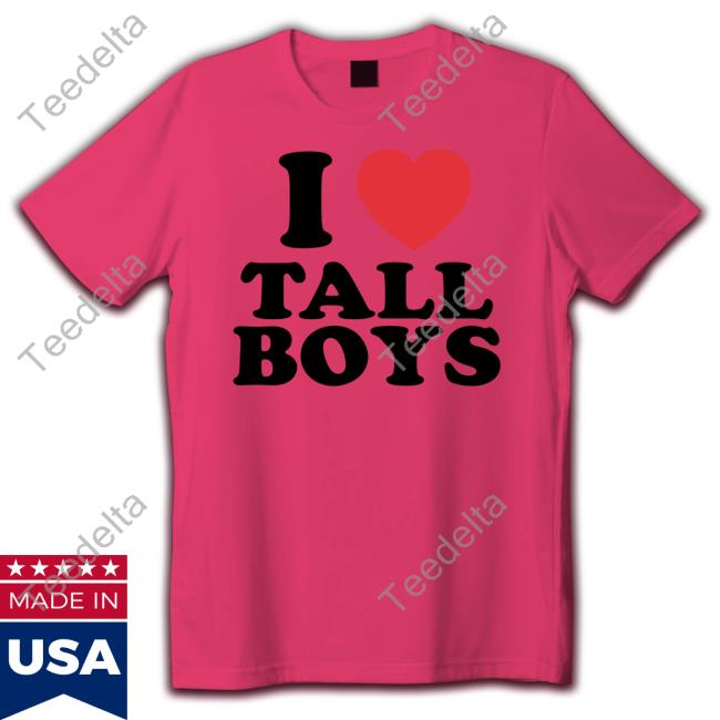 I Love Tall Boys Baby Long Sleeve Shirt