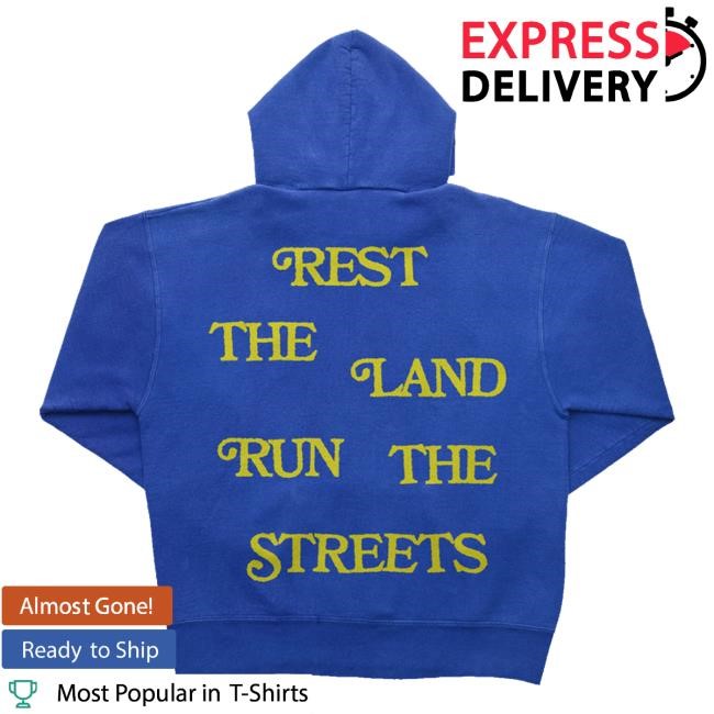 Weareoneyouth Merch Store Run The Streets Blue Crewneck Sweatshirt