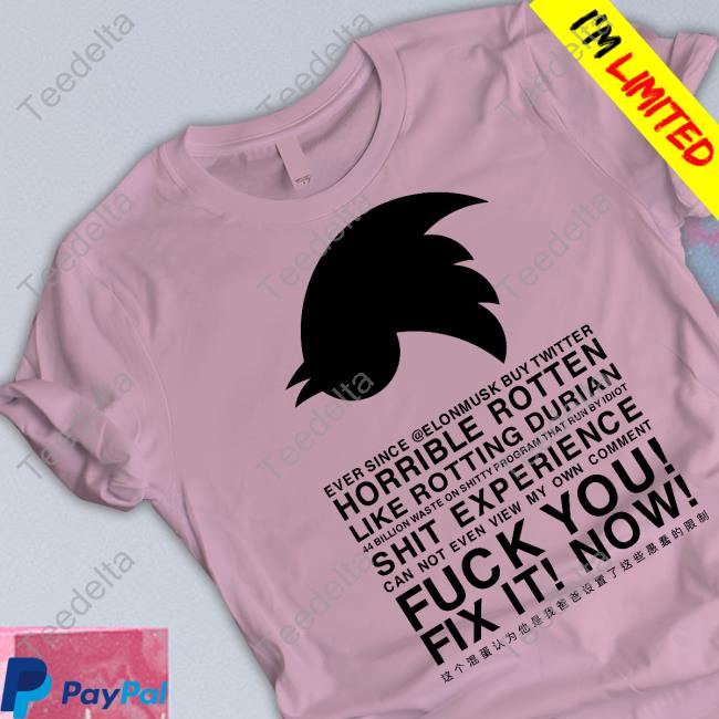 Ever Since Elon Musk Buy Twitter Horrible Rotten Tee