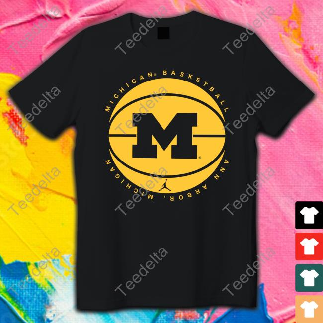 Michigan Basketball Ann Arbor Michigan Long Sleeve T Shirt