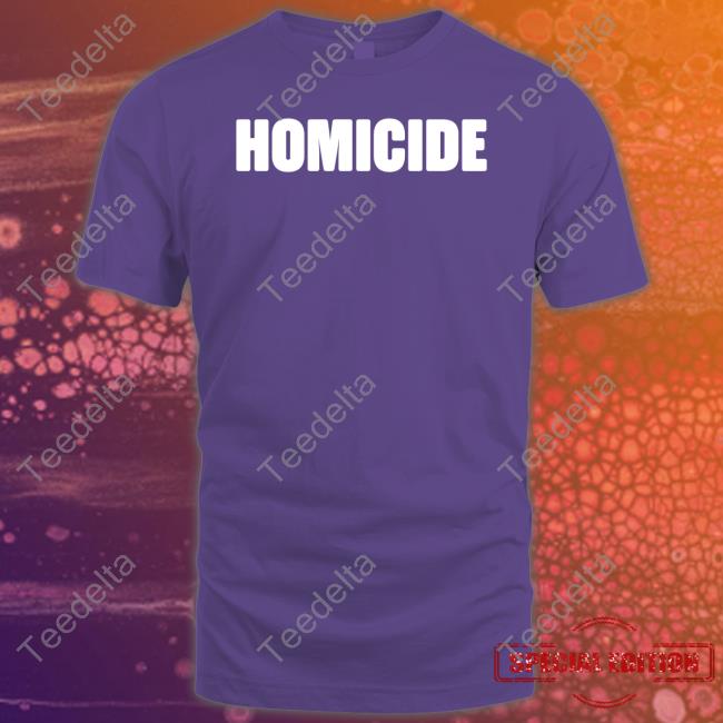 Homicide Tee Shirts Heart Attack Man Homicide Shirt