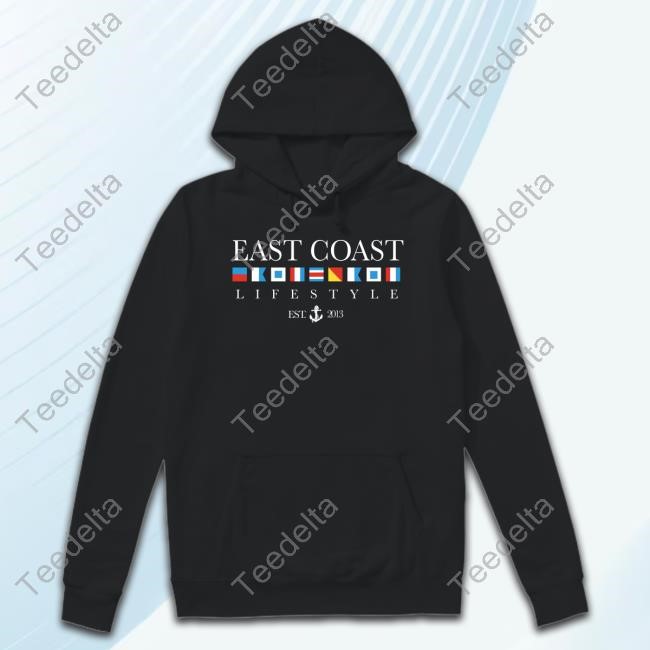 East Coast Lifestyle Store Boat Flag T Shirt