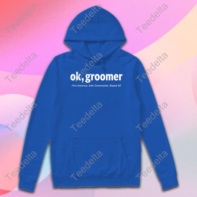 James Lindsay Wearing Ok Groomer Pro America Anti-Communist Based Af Long Sleeve T Shirt