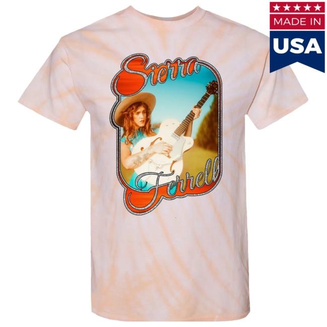 Kf-Merch Shop Sierra Ferrell Glitter Guitar [Tie-Dye] Shirt