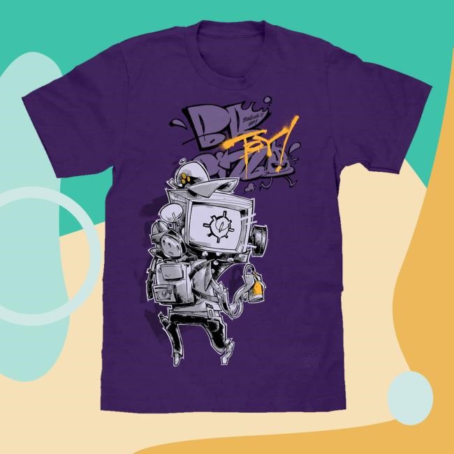 1999 Graffiti Big Bytes Pizza T Shirt