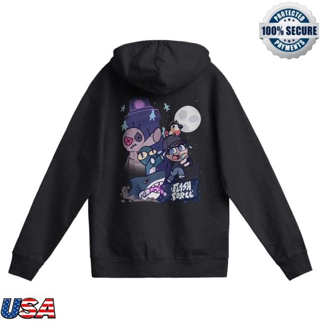 Flashforce Merch Shop Flashforce Plushies Attack Zip Up Funny Shirt