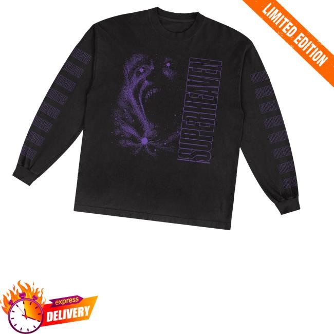 Superheaven Merch Store Shop Space Scream Black Sweater