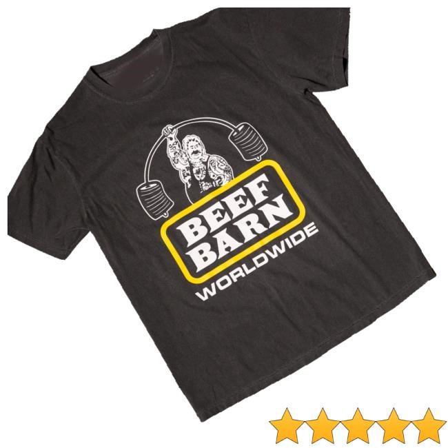 Official Matty Matheson Mmerch Shop Store Beef Barn Worldwide Washed Long Sleeve Shirt