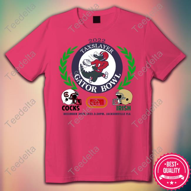 BullWard 2022 Taxslayer Gator Bowl Cocks And Irish Shirt