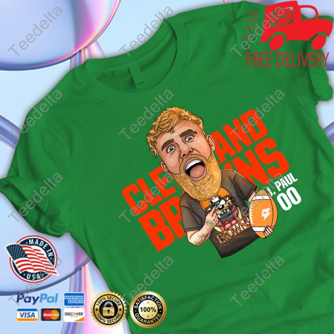 Jake Paul Cleveland Browns J Paul 00 Long Sleeve