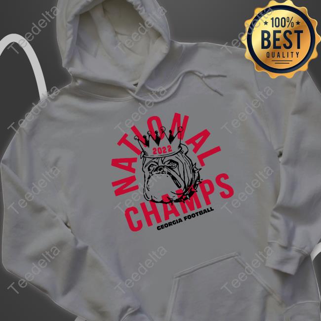 Homefield Apparel Georgia 2022 National Champs Crown Tee Shirt