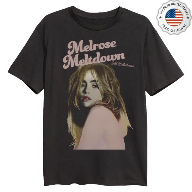 Official Suki Waterhouse Merch Store Suki Waterhouse Vintage Melrose Meltdown Tshirt SukiWaterhouse