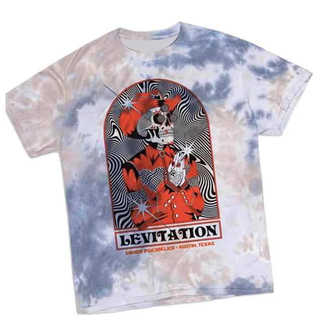 Levitation Merch Shop Levitation 2024 Cosmic Cowboy Tie Dye Shirts