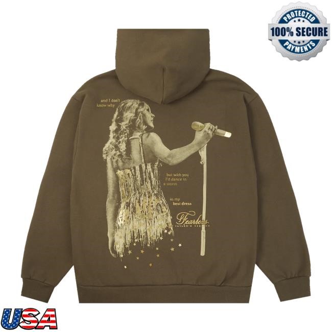 Taylor Swift Merch Store Fearless (Taylor's Version) Dance In A Storm Youth T Shirt