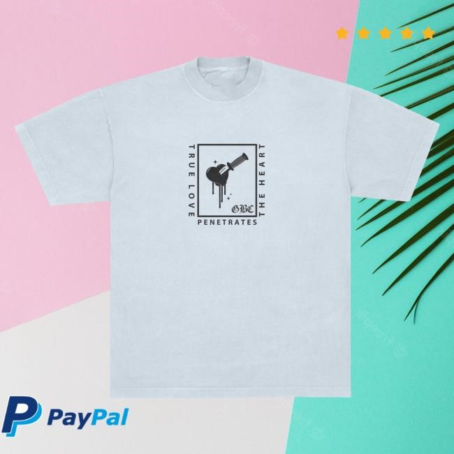 Gothboiclique Merch Gbc True Love Penetrates The Heart Shirts Gothboiclique Merch Gbc True Love Penetrates The Heart Short Sleeve Tee