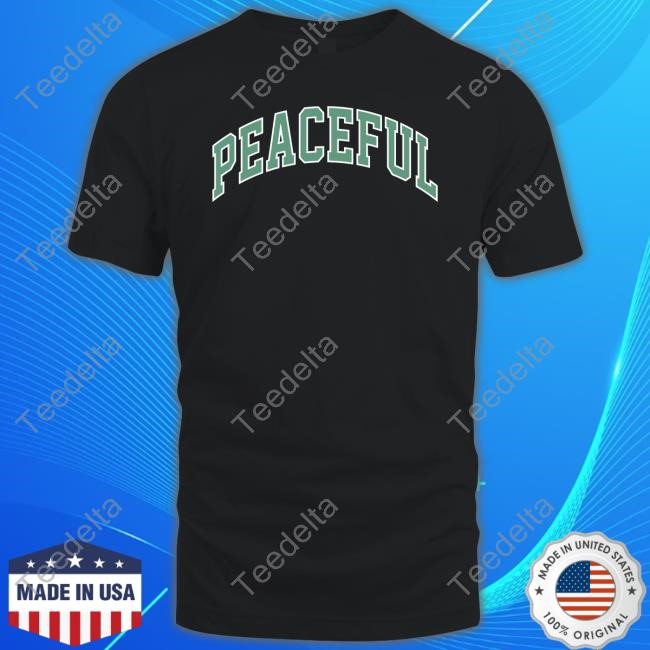 Midnight Organic Merch Store Peaceful Varsity T-Shirt,Hoodie,Sweatshirt