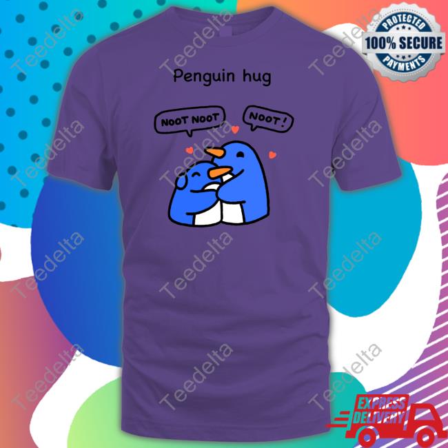 Penguin Hug Noot Noot T-Shirt Grebcomics