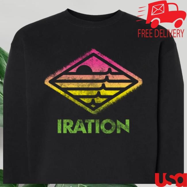 Iration Neon Diamond Logo Long Sleeve Shirt
