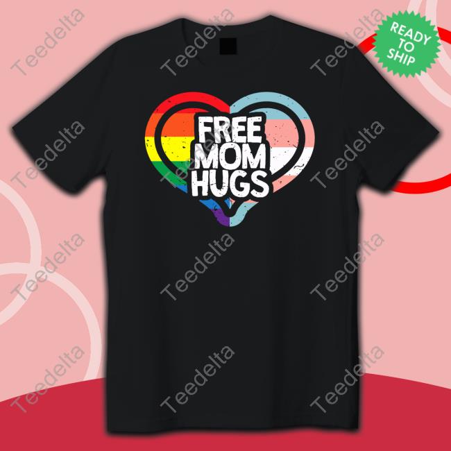 Official Humans Free Mom Hugs Pride Vintage Shirt