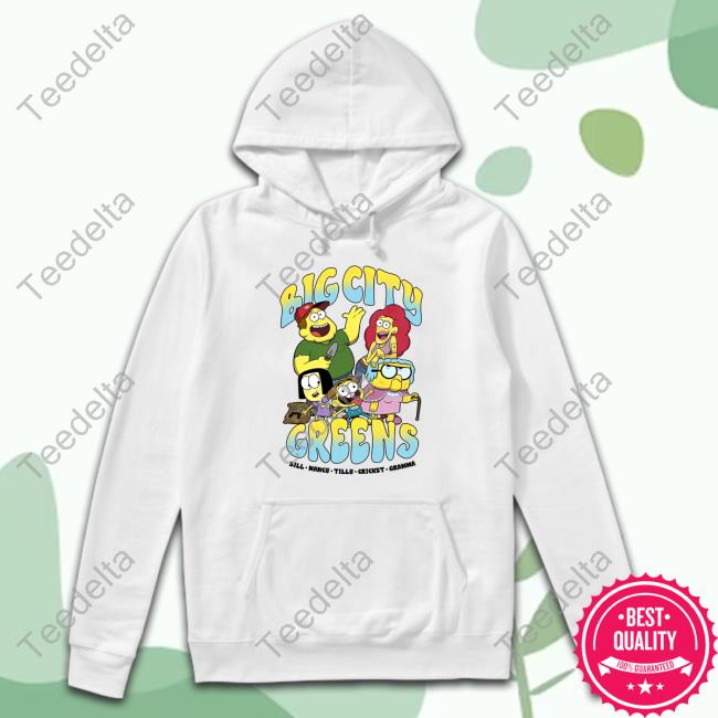Official Cartoonrxbbit Big City Greens Bill Nancy Tilly Cricket Gramma Tee Shirt