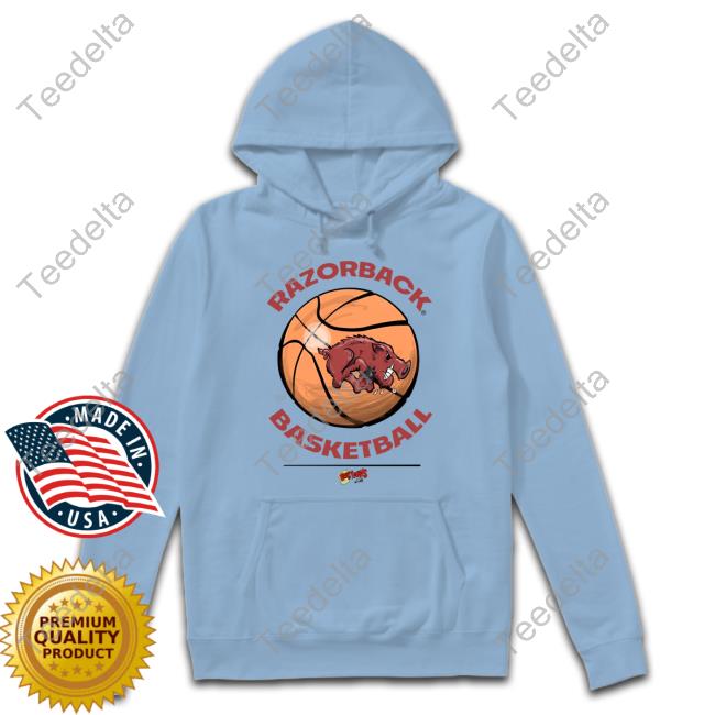 Eric Musselman Wearing Razorback Basketball Hoodie Razorback Basketball Tee Shirt