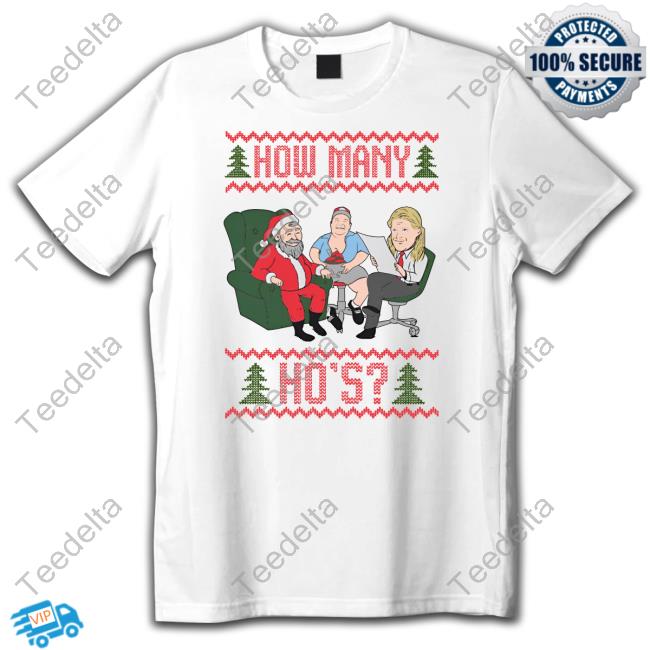 Barstoolsports How Many Ho's Ugly Shirt