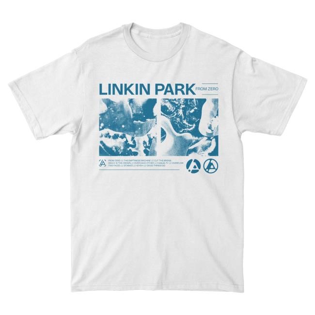 Official Linkin Park Merch From Zero Tracks White T-Shirt