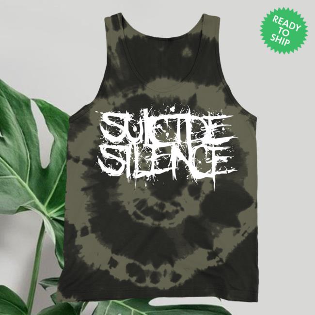 Official Suicide Silence Merch Logo Tank Top Tie Dye Shirt 2023 Sewer Tie-Dye SuicideSilence