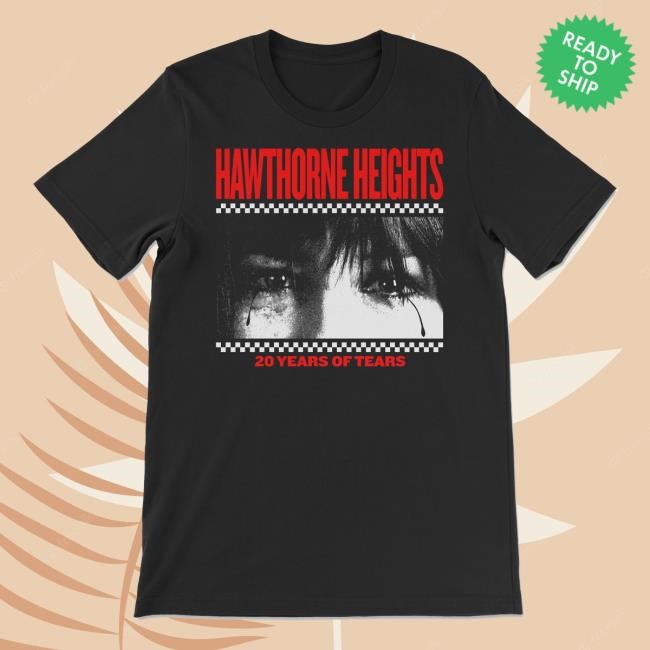 Hawthorne Heights Store Hawthorne Heights 20 Years Of Tears Tour Tee