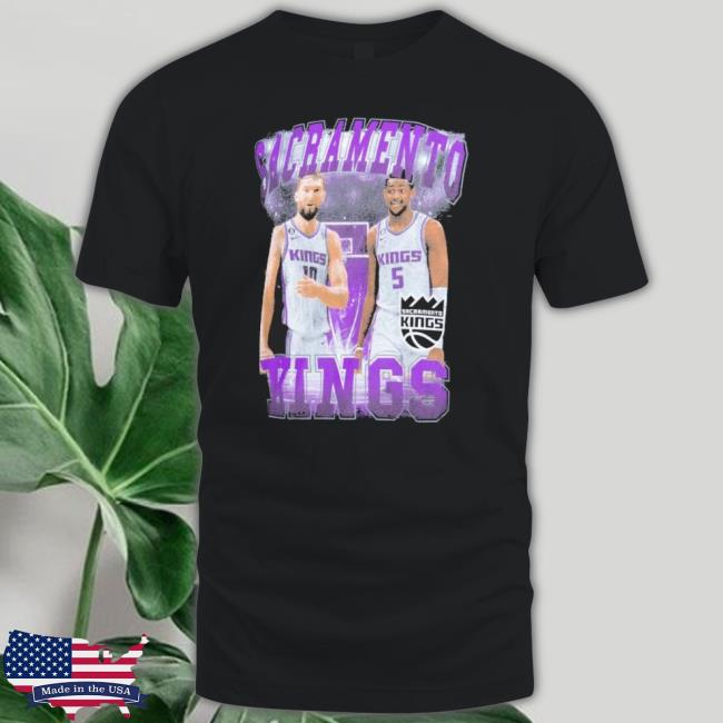 De’Aaron Fox And Domantas Sabonis Black Sacramento Kings Player Duo shirt