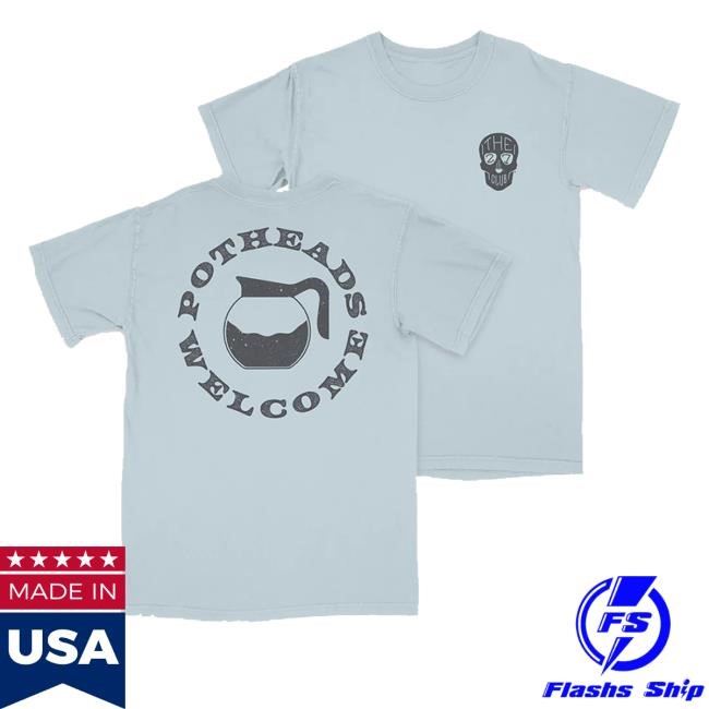 27Clubcoffee Merch Shop Potheads Welcome Chambray Sweatshirt