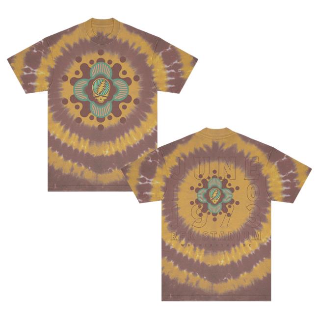 Official Grateful Dead Merch Store Here Comes Sunshine Tie-Dye Popover Shirt GratefulDead Shop