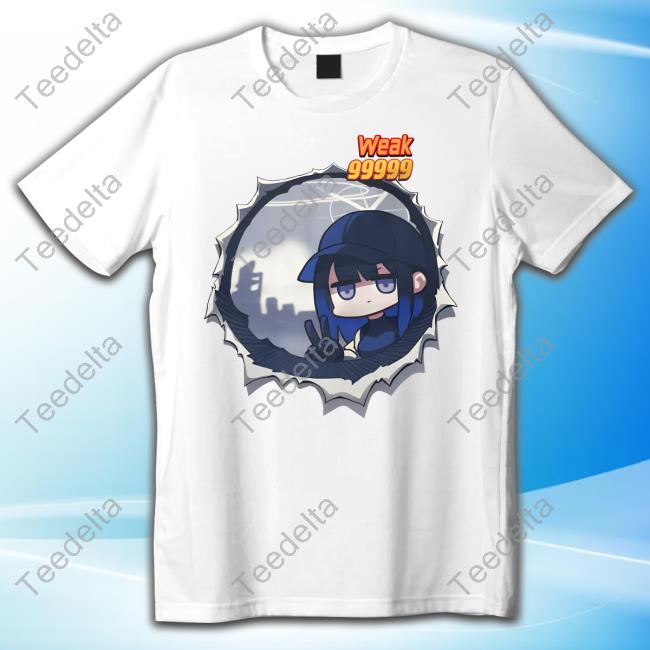 Blue Archive Weak 99999 Manga Shirts