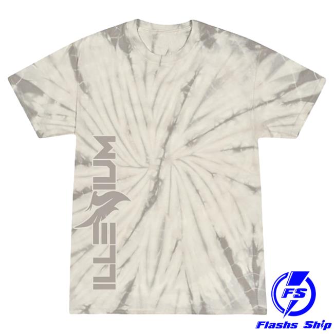 Official Illenium Merch Store Illenium Logo Cream Tie Dye Popover Shirt Illenium Shop
