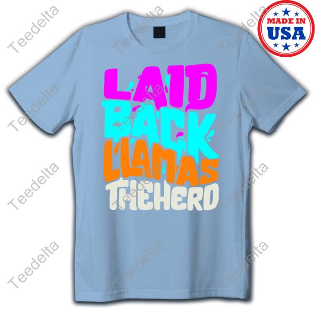 Laid Back Llamas Rare Lbl Long Sleeve Tee Shirt