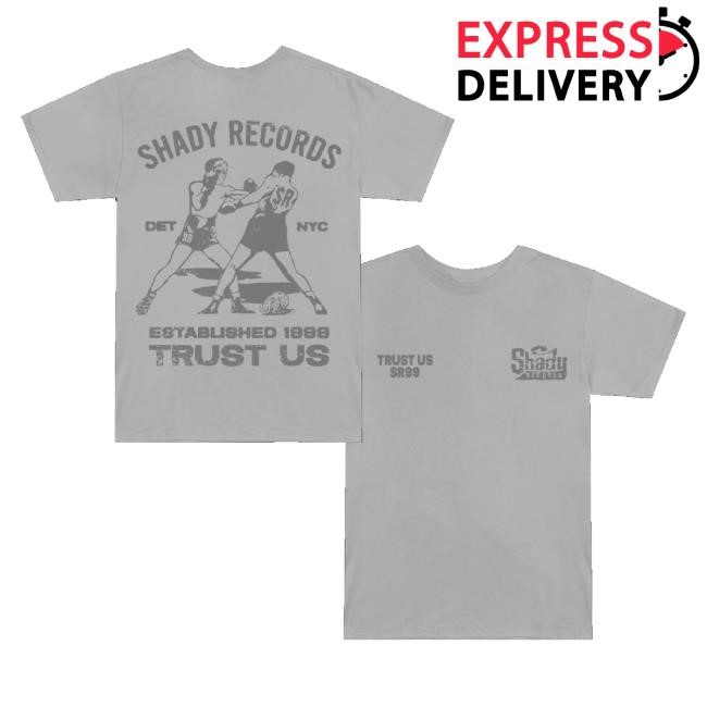 Trending Shady Records Merch Trust Us Boxer Tank Top Grey