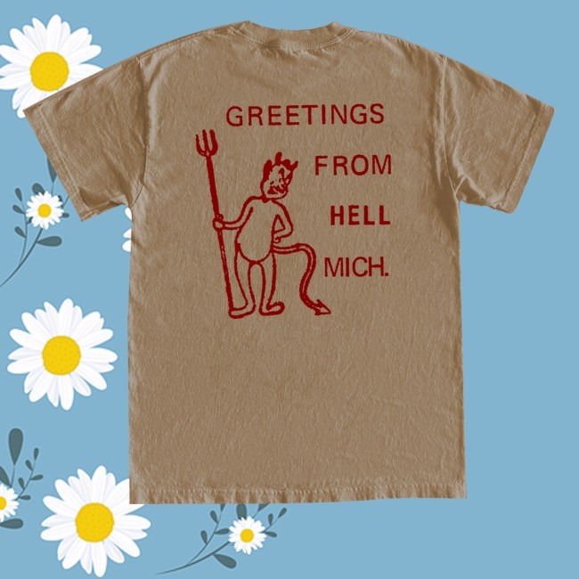 Charmer Hell Greetings From Hell Mich Tank Top