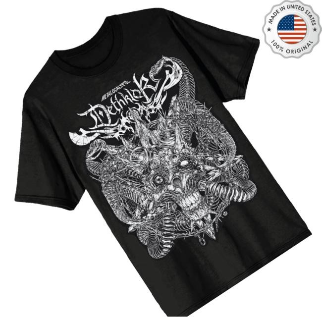 Dethklok Merch Shop Store Snakebones Skull Tee