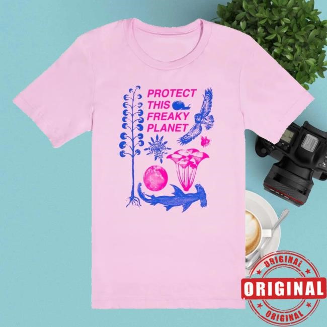 Crooked Merch Protect This Freaky Planet Long Sleeve Shirt
