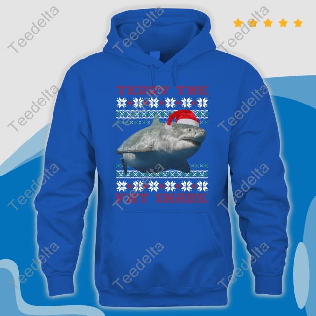 Shitheadsteve Store Terry The Fat Shark Christmas Shirt