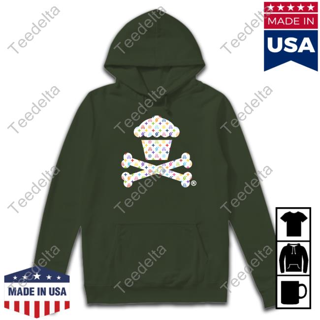 Colorful Chewy Crouton Crossbones Tee Johnny Cupcakes Store Colorful Chewy Crouton Crossbones Long Sleeve T Shirt
