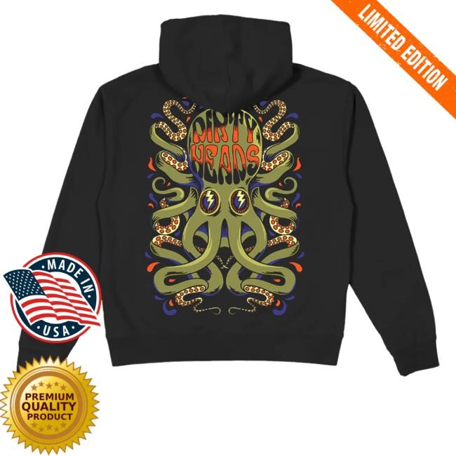 Dirty Heads Octo Jolt Black Zip Hoodie